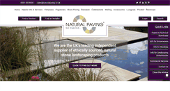 Desktop Screenshot of naturalpaving.co.uk